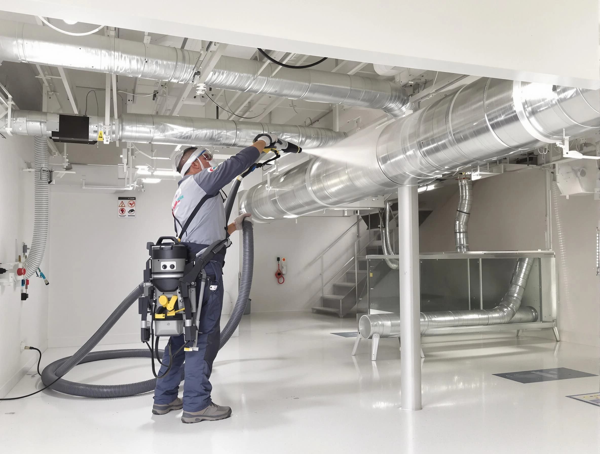 Professional central duct cleaning by Andover Air Duct Cleaning in Andover