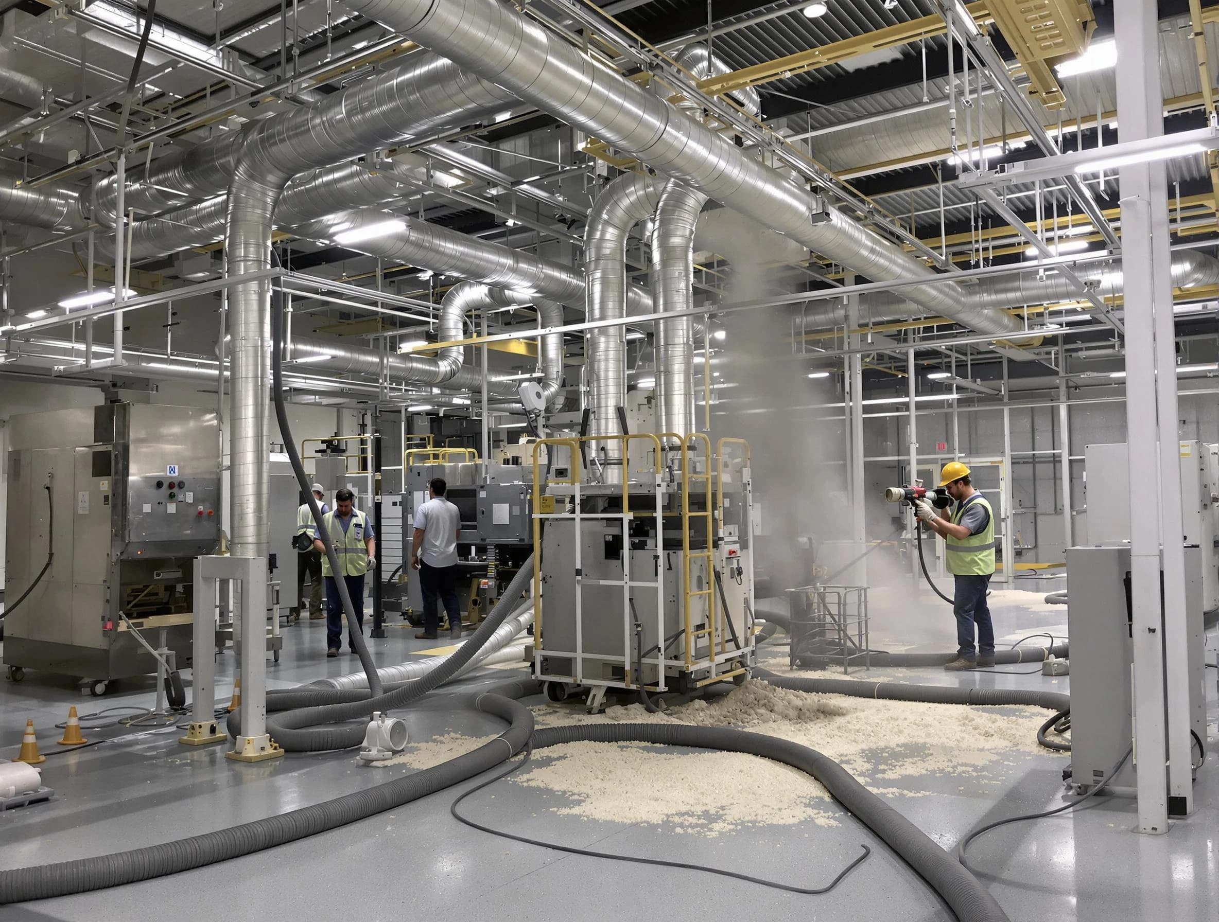 Heavy-duty industrial duct cleaning by Andover Air Duct Cleaning in Andover