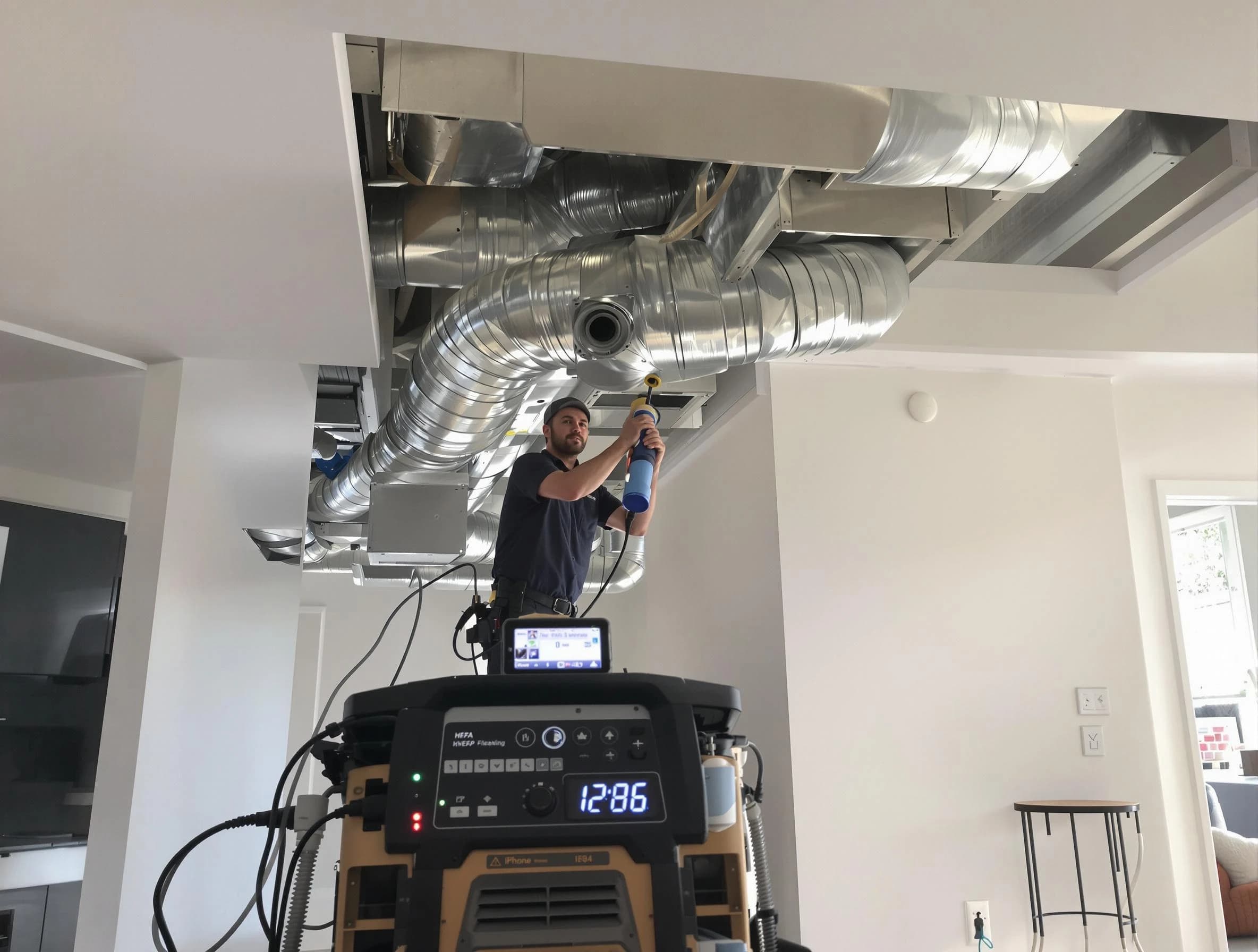 Advanced pure air duct cleaning by Andover Air Duct Cleaning in Andover