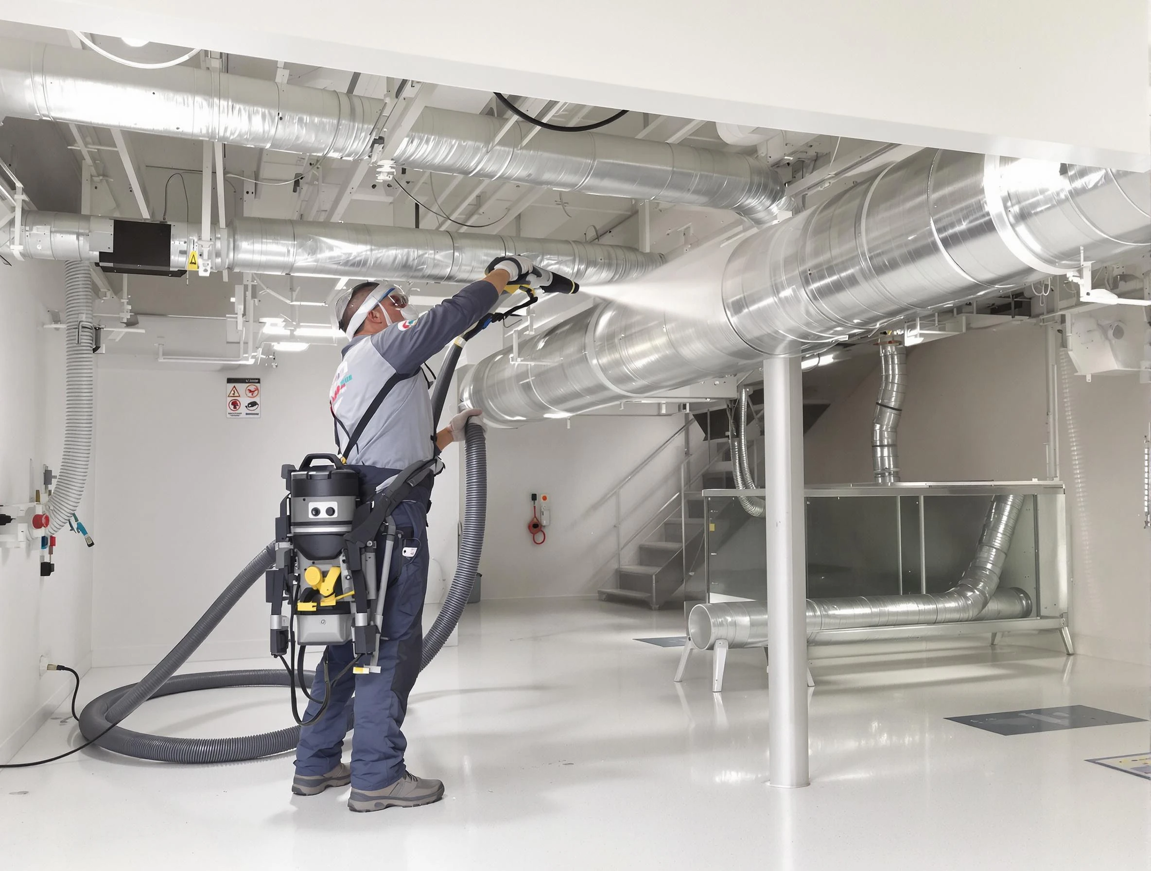 Professional central duct cleaning by Andover Air Duct Cleaning in Andover