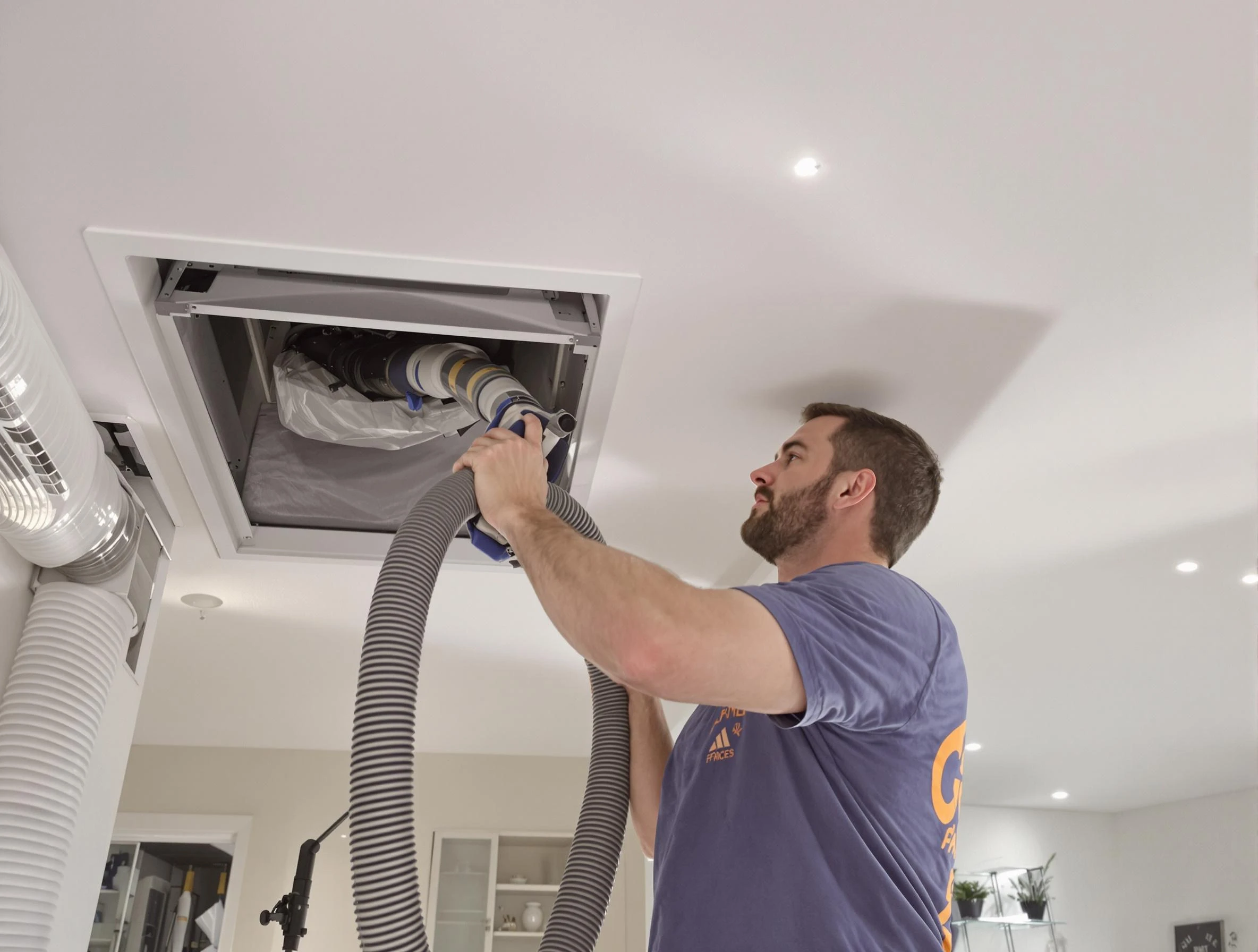 Precision indoor duct cleaning by Andover Air Duct Cleaning in Andover