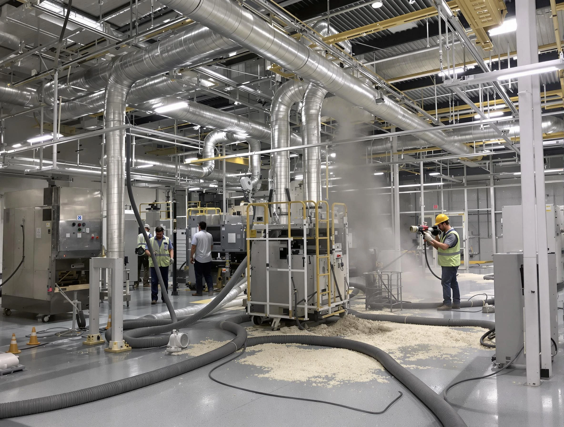 Heavy-duty industrial duct cleaning by Andover Air Duct Cleaning in Andover